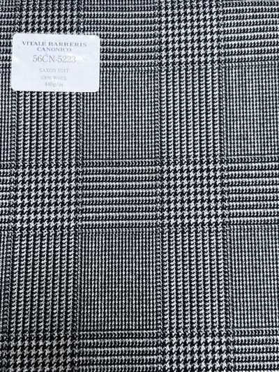 56CN5223 CANONICO (Canonico) SAXON SUIT Glen Check