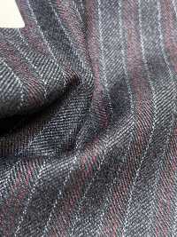 56CN5229 CANONICO 21 MOULINE SAXONY Navy Blue/Red Stripe[Textile] CANONICO Additional Images