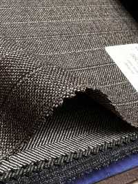 56CN5241 CANONICO (Canonico) TRADITIONAL WORSTED 21. Brown Shadow Stripe[Textile] CANONICO Additional Images