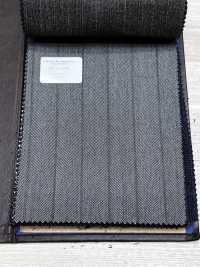 56CN5242 CANONICO (Canonico) TRADITIONAL WORSTED 21 Gray/Brown Shadow Stripe[Textile] CANONICO Additional Images