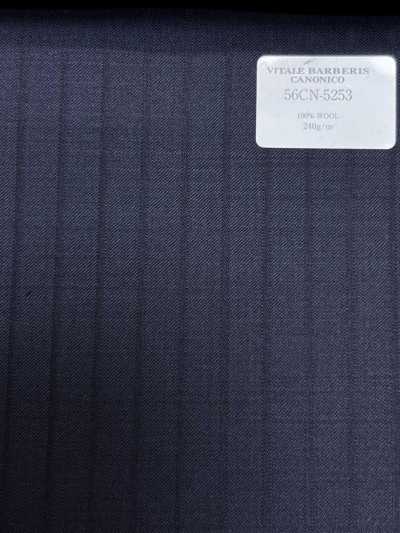 CANONICO PRUNELLE Dark Navy Shadow Stripe
