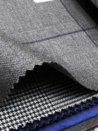 56CN5258 CANONICO (Canonico) PERENNIAL-CLASSICS Brown/Navy Blue Windowpane[Textile] CANONICO Additional Images