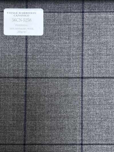 CANONICO (Canonico) PERENNIAL-CLASSICS Brown/Navy Blue Windowpane