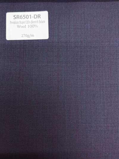 Standard Japanese-made Premium Super120's Single-thread Stretch Solaro Dark Red No Pattern Iridescen