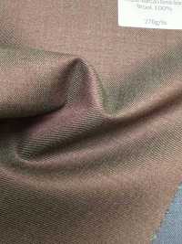 SR6501-BR Standard Japanese-made Premium Super120's Single-thread Stretch Solaro Brown No Pattern Iridescent[Textile] HOSOI SYOJI Additional Images