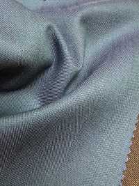 SR6511-BL Standard Japanese-made Premium Super 120's Single Yarn Stretch Solaro Blue No Pattern Iridescent[Textile] HOSOI SYOJI Additional Images