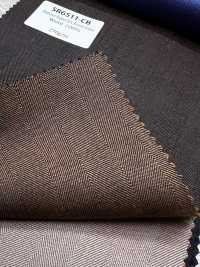 SR6511-CB Standard Japanese-made Premium Super 120's Single Yarn Stretch Solaro Charcoal Brown Corduroy No Pat[Textile] HOSOI SYOJI Additional Images