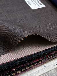 SR6511-CB Standard Japanese-made Premium Super 120's Single Yarn Stretch Solaro Charcoal Brown Corduroy No Pat[Textile] HOSOI SYOJI Additional Images
