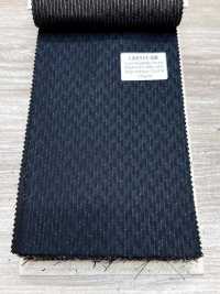 LA6511-GR Japanese-made Silk Lame Wool Stretch Green Stripe[Textile] HOSOI SYOJI Additional Images