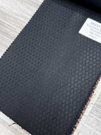 SK6511-BK Japanese-made Silk Wool Stretch Black Diamond Pattern[Textile] HOSOI SYOJI Additional Images