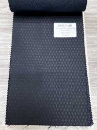 SK6511-BK Japanese-made Silk Wool Stretch Black Diamond Pattern[Textile] HOSOI SYOJI Additional Images