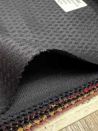 SK6511-NV Made In Japan Silk Wool Stretch Navy Blue Diamond Pattern[Textile] HOSOI SYOJI Additional Images