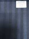 SK6512-GR Japanese-made Silk Wool Stretch Brown Stripe