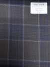 SK6531-BR Made In Japan Silk Wool Stretch Brown Check