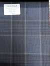SK6531-GR Made In Japan Silk Wool Stretch Green Check