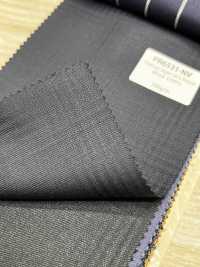 PR6531-NV Standard Japanese-made Premium Super 120's Single-thread Stretch Stripe Navy Blue[Textile] HOSOI SYOJI Additional Images