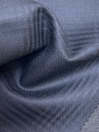 PR6531-NV Standard Japanese-made Premium Super 120's Single-thread Stretch Stripe Navy Blue[Textile] HOSOI SYOJI Additional Images