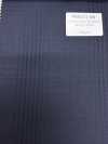 PR6531-NV Standard Japanese-made Premium Super 120's Single-thread Stretch Stripe Navy Blue