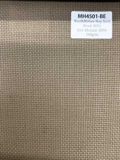 Standard Japanese-made Mohair Hopsack Beige