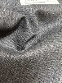 3ML4471 26AW MIYUKI ESSENTIALS STRETCH TWILL Charcoal Gray Solid[Textile] Miyuki Woolen Mills Additional Images