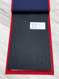 3ML4471 26AW MIYUKI ESSENTIALS STRETCH TWILL Charcoal Gray Solid[Textile] Miyuki Woolen Mills Additional Images