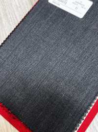 4MG4572 26AW MARUNOUCHI Twill Medium Gray Stripe[Textile] Miyuki Woolen Mills Additional Images