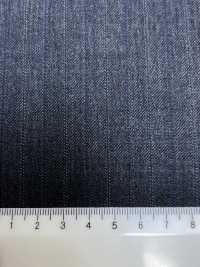 4MG4572 26AW MARUNOUCHI Twill Medium Gray Stripe[Textile] Miyuki Woolen Mills Additional Images
