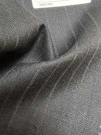 4MG4561 26AW MARUNOUCHI Twill Navy Stripe[Textile] Miyuki Woolen Mills Additional Images