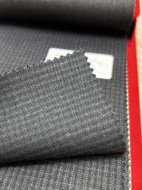 4MG4605 26AW MARUNOUCHI Twill Navy Check[Textile] Miyuki Woolen Mills Additional Images
