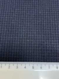 4MG4605 26AW MARUNOUCHI Twill Navy Check[Textile] Miyuki Woolen Mills Additional Images
