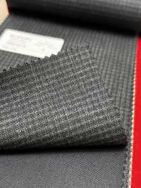 4MG4616 26AW MARUNOUCHI Twill Charcoal Gray Check[Textile] Miyuki Woolen Mills Additional Images
