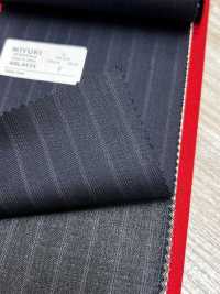 4ML4434 26AW THE CITY Twill Navy Stripe[Textile] Miyuki Woolen Mills Additional Images