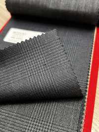 4ML4456 26AW THE CITY Twill Navy Check[Textile] Miyuki Woolen Mills Additional Images