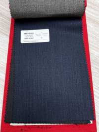 4MR4660 26AW Super100's × CASHIMERE Navy Stripe[Textile] Miyuki Woolen Mills Additional Images