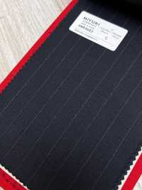 4MR4682 26AW Super100's × CASHIMERE Navy Stripe[Textile] Miyuki Woolen Mills Additional Images