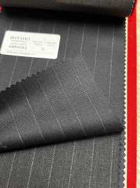 4MR4682 26AW Super100's × CASHIMERE Navy Stripe[Textile] Miyuki Woolen Mills Additional Images