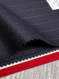 4MR4682 26AW Super100's × CASHIMERE Navy Stripe[Textile] Miyuki Woolen Mills Additional Images