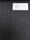 4MR4693 26AW Super100's × Cashmere Charcoal Heaven Gray Stripe