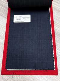 4MR4704 26AW Super100's × Cashmere Navy Check[Textile] Miyuki Woolen Mills Additional Images