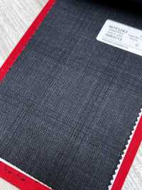 4MR4715 26AW Super100's × Cashmere Charcoal Heaven Gray Check[Textile] Miyuki Woolen Mills Additional Images
