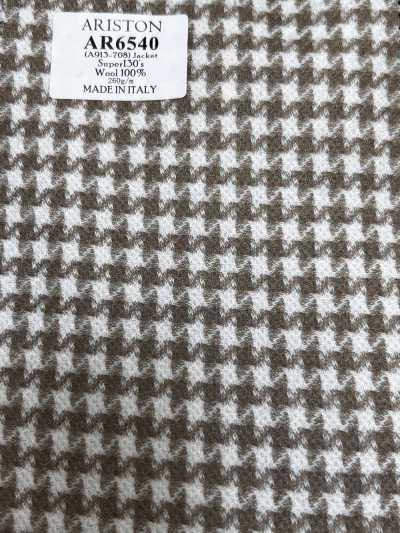 AR6540 ARISTON Super130's Beige Houndstooth