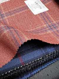 AR6556 ARISTON Super130's Orange Check[Fabric] HOSOI SYOJI Additional Images