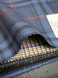 AR6557 ARISTON Super130's Navy Blue Check[Fabric] HOSOI SYOJI Additional Images