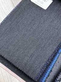 LP6587 Loro Piana Super130's Gray Herringbone[Fabric] HOSOI SYOJI Additional Images