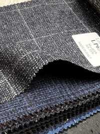 LP6592 Loro Piana Navy Blue Check[Fabric] HOSOI SYOJI Additional Images