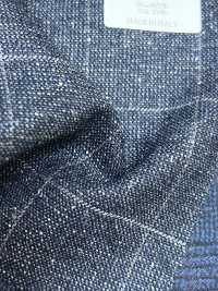 LP6592 Loro Piana Navy Blue Check[Fabric] HOSOI SYOJI Additional Images