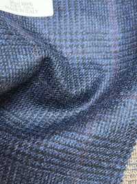 LP6593 Loro Piana Navy Blue Check[Fabric] HOSOI SYOJI Additional Images