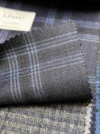 LP6597 Loro Piana Navy Blue Check[Fabric] HOSOI SYOJI Additional Images