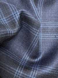 LP6597 Loro Piana Navy Blue Check[Fabric] HOSOI SYOJI Additional Images