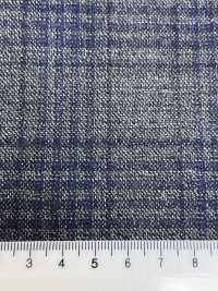 LP6598 Loro Piana Gray X Navy Blue Check[Fabric] HOSOI SYOJI Additional Images